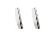 2x Cuisena Professional Rounded Stainless Steel Pizza Slicer Cutter Rocker Blade