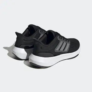 【adidas 愛迪達】adidas Ultrabounce 女慢跑鞋 黑白 情侶款HP5796 緩震動鞋 KAORACER HP5787