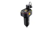 Fast Charging Car Charger & Bluetooth Earphone - USB 3.1A, Type-C PD25W
