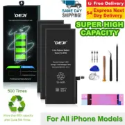 High Capacity Battery Replacement for iPhone 7 6s 8 6 Plus X 5C SE Deji Kit