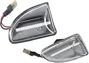 Turn Signal Lights for Benz for Smart for Fortwo 451 MK1 MKII 2007-2015 1 Pair LED Dynamic Car Blinker Side Mirror Marker Turn Signal Lights Lamp Accessories Turn Signal Lights(Dynamic Crystal Type)