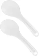 HOLIDYOYO 2pcs Non Stick Rice Paddle Spoon Wear Resistant Kitchen Utensils Lightweight Practical Rice Serving Scoop and Household Use