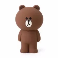 在飛比找蝦皮購物優惠-預購/韓國Line熊大矽膠立體筆袋