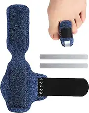 Broken Toe Support | Breathable Toe Straighteners for Crooked Toes - Portable Toe Wraps, Cushioned Broken Toe Splint for Toe Alignment, Curled Toes, Bent Toes