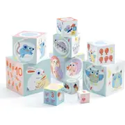 Djeco Babybloki Stacking Blocks Kids/Children Educational Fun Play Toy 12m+