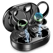 Wireless Earbuds Bluetooth 5.3 Over-Ear Buds with ENC Noise Cancelling Mic for Sports