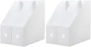 Operitacx 4pcs Box Portable Document Storage Box Space Saving File Organizer for Home Office Versatile Paper Storage for Classroom Use Design
