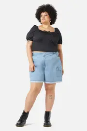 Curve Field Shroom Denim Short