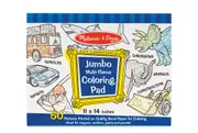 Melissa & Doug Jumbo Colouring Pad Blue