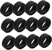 UPKOCH Upgrade Your Rc Car 12pcs 1:64 Scale Tire Drift Design Rubber Material Easy DIY Fit Black