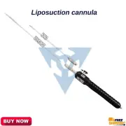 Byron HUN-HAN-S Hunstad Infiltration Needle, Liposuction Handle w/ 3 Cannulas