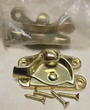 2 Window Sash Locks Gold Tone Light Weight Metal With Screws