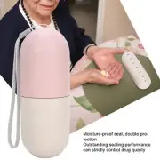 Pills Organizer Weekly Capsule Shape Medicine Case Portable 7 Day Travel Pill US