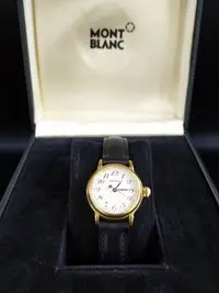 在飛比找Yahoo!奇摩拍賣優惠-真品萬寶龍手錶 時尚女錶 Montblanc 腕錶 中古極新