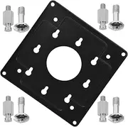 1Set Mini PC Monitor Bracket Compatible Mounting Plate Space Saving Back Mounting Rack for Easy Installation Sleek Design for Modern Decor