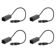 4X Audio Cable Isolator XLR Eliminates Noise Ground Loop Audio Isolator2658