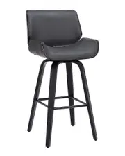 Armen Living Tyler 26in Counter Height Swivel Wood Bar Stool