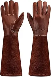 Rose Pruning Thorn proof Garden Gloves For Men And Women With Long Gauntlet