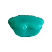 NEW Tupperware XL Flower Bowl Chip/Dip Snacks Aqua Teal 1.5 Gallons