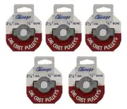 Chicago Die Casting 250A5 Single V Grooved Pulley, 2-1/2" x 1/2" (5-PACK)