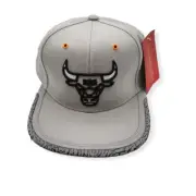 Mitchell & Ness Chicago Bulls Day 3 Grey Adjustable Snapback Hat Cap