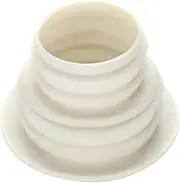 12pcs Kitchen Sink Sealing White Silicone Drain Cover Universal Fit for Kitchen Bathroom