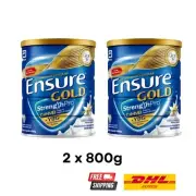 Abbott EnsureGold Milk Powder Vanilla Flavored 800g - 2 Cans Fresh Stocks
