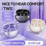 Wireless Bluetooth 5.4 Open Ear Earphones Sports Headphones Gym Earbuds with Mic