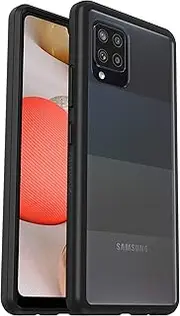 [Otterbox] React Series Shockproof and Drop Proof Mobile Phone Protective Thin Case for Samsung Galaxy A42 5G, Clear/Black