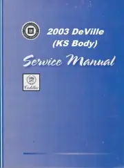 2003 Cadillac DeVille Service Repair Shop Manual-2 Volume Book Set GMP03KSP (for: Cadillac)