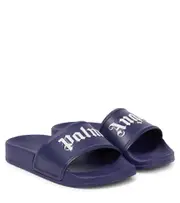 [Palm Angels Kids] Palm Angels Kids Logo rubber slides UK 10 multicoloured