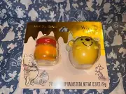Disney Winnie the Pooh Honey Pot 2 Flavored Molded Lip Balms Gift Sealed