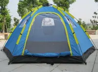 在飛比找Yahoo!奇摩拍賣優惠-全自動快速8人帳篷.八人帳蓬.折疊六角蒙古包.露營戶外登山帳