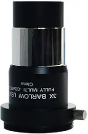2X 3X Extenders Telescope Accessories M42X0.75mm Camera with M42 Camera Adapter(3X Barlow Lens)