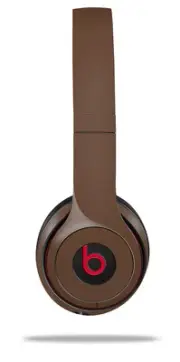 Skin Wrap for Beats Solo Wireless 2 3 4 Solids Brown SKIN ONLY