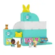 Pet Vet Magnetic Tiles Construction Building Playset + Figures, Kids 3-6+,