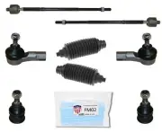 Fits 2008-2016 Smart ForTwo Front Inner & Outer Tie Rods Ball Joints 8Pc Kit (for: Smart)