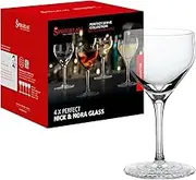 Spiegelau & Nachtmann Perfect Serve Nick & Nora 4500156 Cocktail Glasses Set of 4 150 ml Manhattan Crystal Martini Glasses Dishwasher Safe