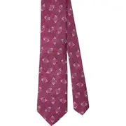 Robert Talbot Robert Geometric Print Best of Class Necktie in Red at Nordstrom One Size