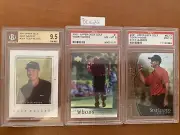 Big Lot 2001 Upper Deck Tiger Woods Rookie Card #1 #GG4 #SL17 PSA 8 9 BGS 9.5