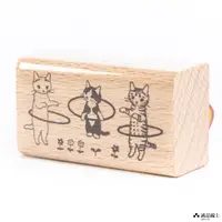 在飛比找誠品線上優惠-日本 POTTERING CAT 貓印章/ 大/ 呼拉圈