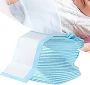 Baby Changing Pad | Diaper Mat |100pcs Portable Pad | Waterproof, Foldable, Lightweight, Easy to Clean, Travel-Friendly, Soft Cushion, Safety Straps, Compact Design, Unisex, Fits Most Tables