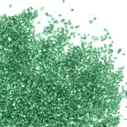 Crushed Glass Glitters Colorful Irregular Glass Chips Chunky Lake Green