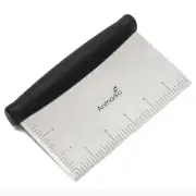 Stainless Steel Metal Griddle Scraper Chopper - Great as Dough Cutter for Bre...