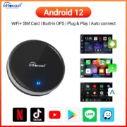 Ottocast P3 Lite 3-IN-1 AIBox Wireless Carplay &Android Auto Adapter YTB+Netflix