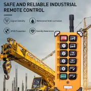 2*Transmitter&1*Receiver Hoist Crane Radio Wireless Industrial Remote Control