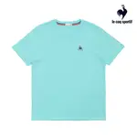 【LE COQ SPORTIF 法國公雞】LOGO短袖T恤-男女款-貝殼綠色-LON23809