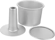 Aluminum Alloy Cake Pan Set 3pcs Large Round Baking Molds with Removable Bottom Non-Stick Easy to Demold Clean for Cheese Cakes