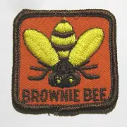 Girl Scout BROWNIE B BEE PRE TRY-IT Council Own Patch Bumble Bee Badge Award