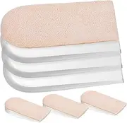 Half Heel Lift Pads 2 Pairs Women's Foot Height Increasing Insoles Invisible Heel Lift Inserts for Sports Casual Shoes